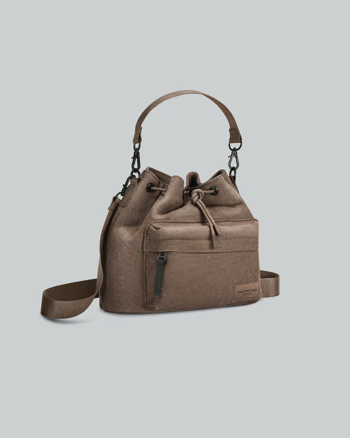 Weave Dusty Brown Spläsh Bucket Waterproof Crossbody Bag