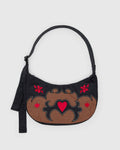 Western Appliqué medium nylon crescent bag new | BAGGU | Medium Nylon Crescent Bag