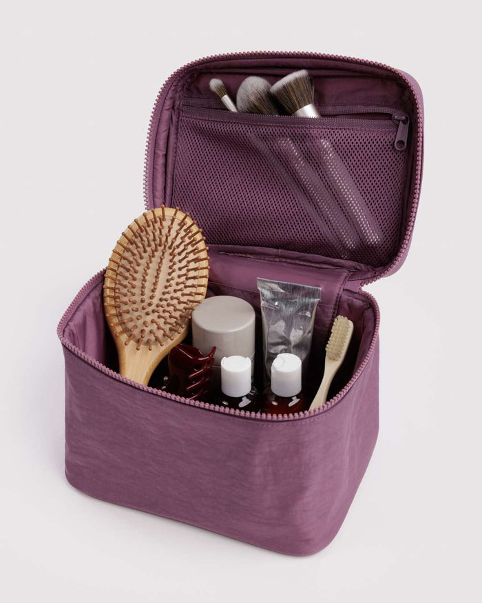 Wild Plum Large Cosmetic Case | BAGGU | Large Cosmetic Case