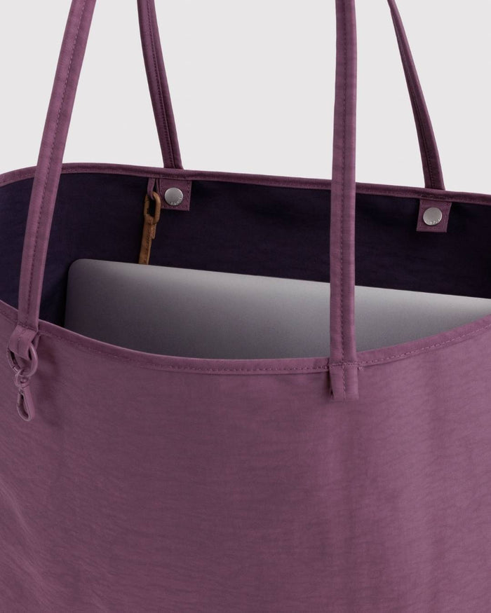 Wild Plum Mix Large Nylon Reversible Tote | BAGGU | Large Nylon Reversible Tote