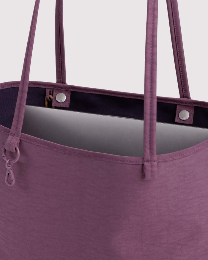 Wild Plum Mix Medium Nylon Reversible Tote | BAGGU | Medium Nylon Reversible Tote