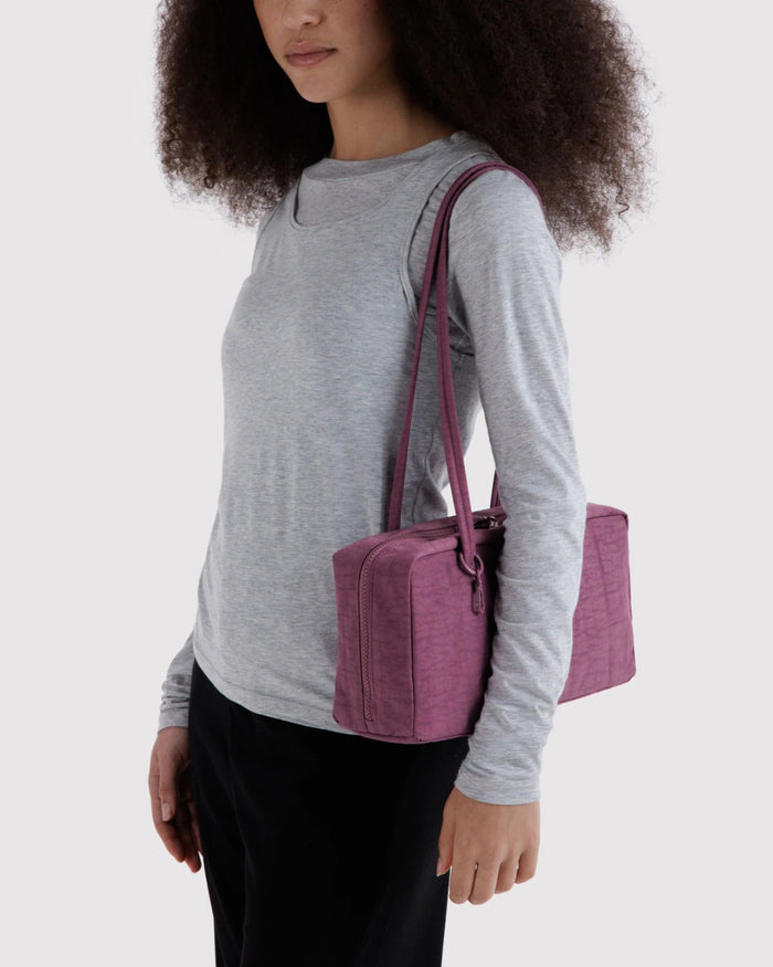 Wild Plum Nylon Bowler Bag | BAGGU | Nylon Bowler Bag