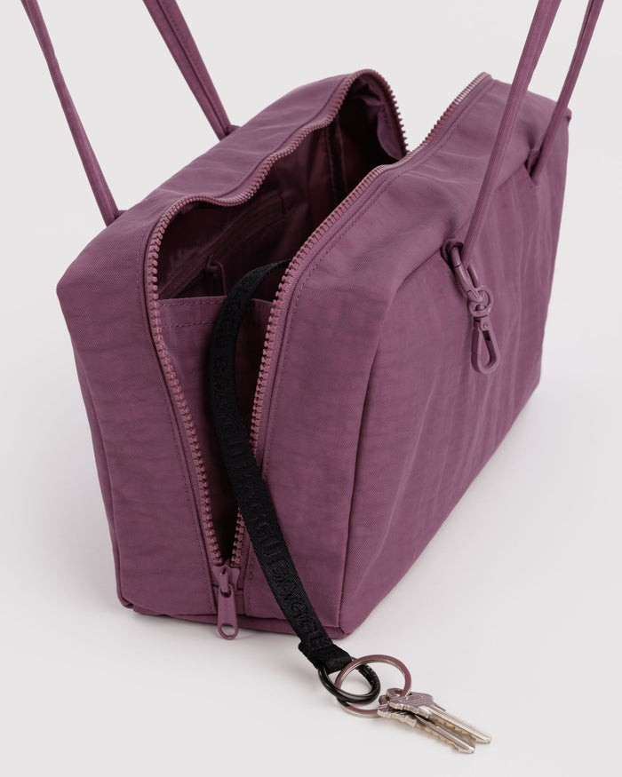 Wild Plum Nylon Bowler Bag | BAGGU | Nylon Bowler Bag