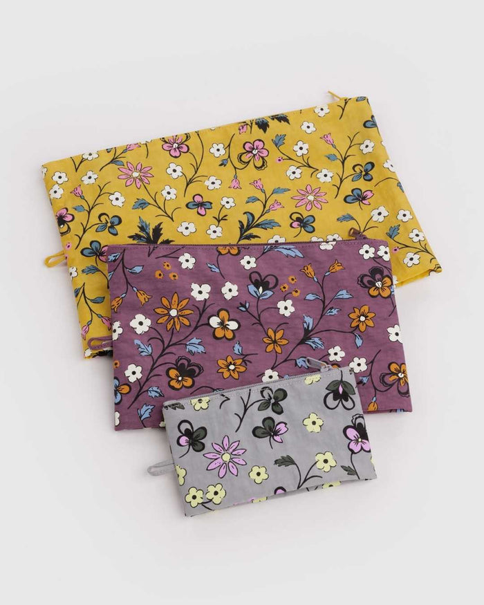 Wildwood Mix Go Pouch Set | BAGGU | Go Pouch Set