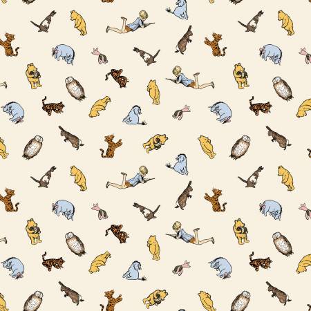Winnie the Pooh - Characters Cream - Riley Blake - C17003R
