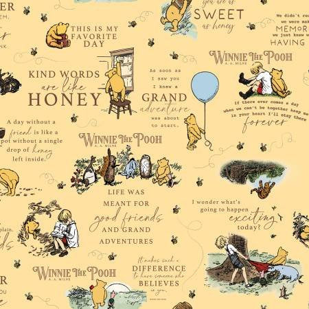 Winnie the Pooh - Main Sunshine - Riley Blake - C17000R