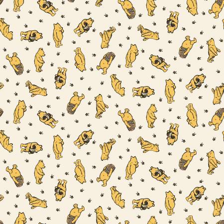 Winnie the Pooh - Toss Cream - Riley Blake - C17002R