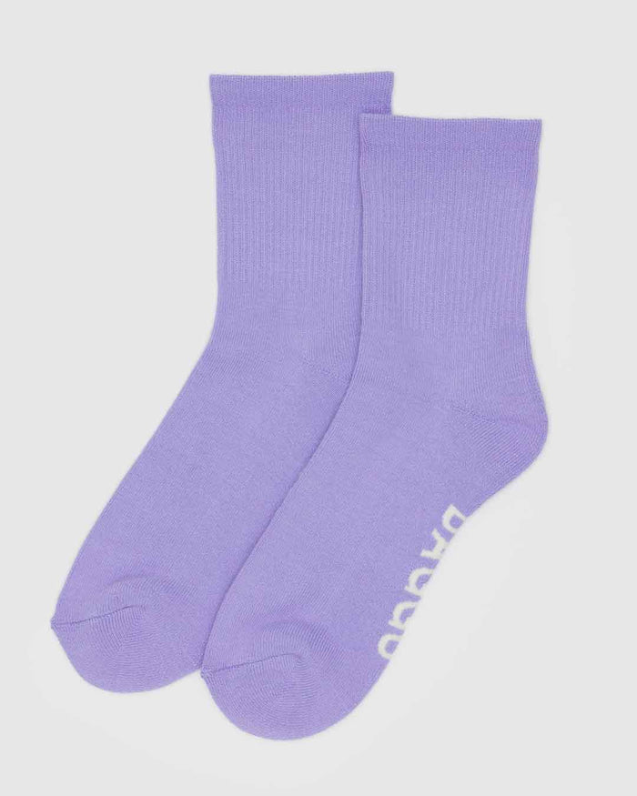 Wisteria Ribbed Sock | BAGGU | Socks
