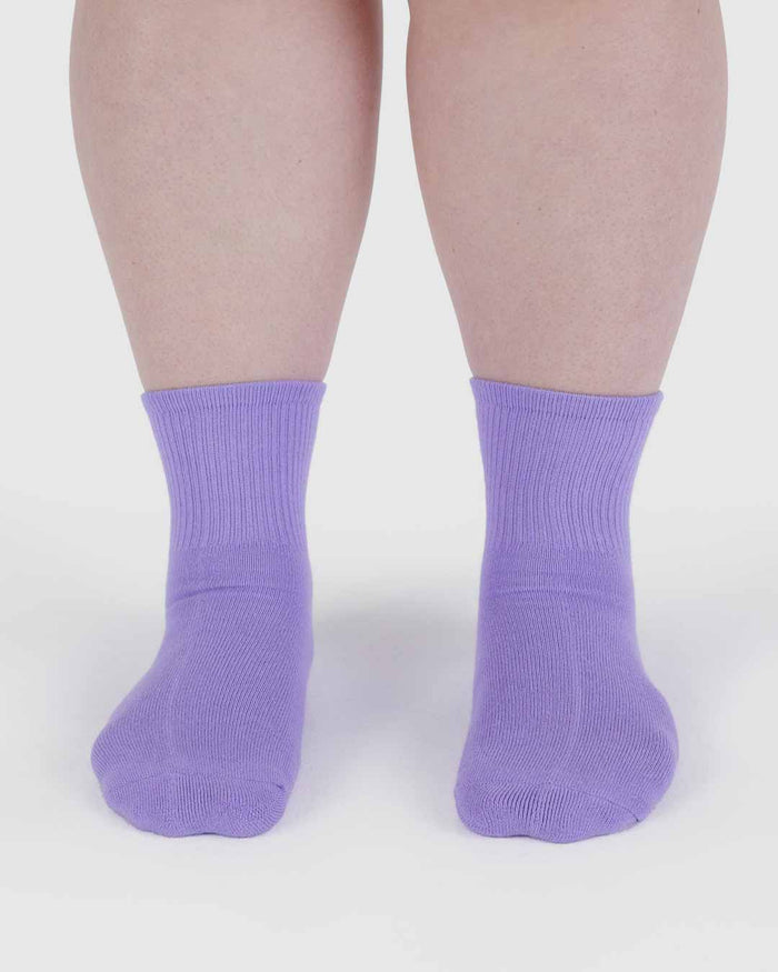Wisteria Ribbed Sock | BAGGU | Socks